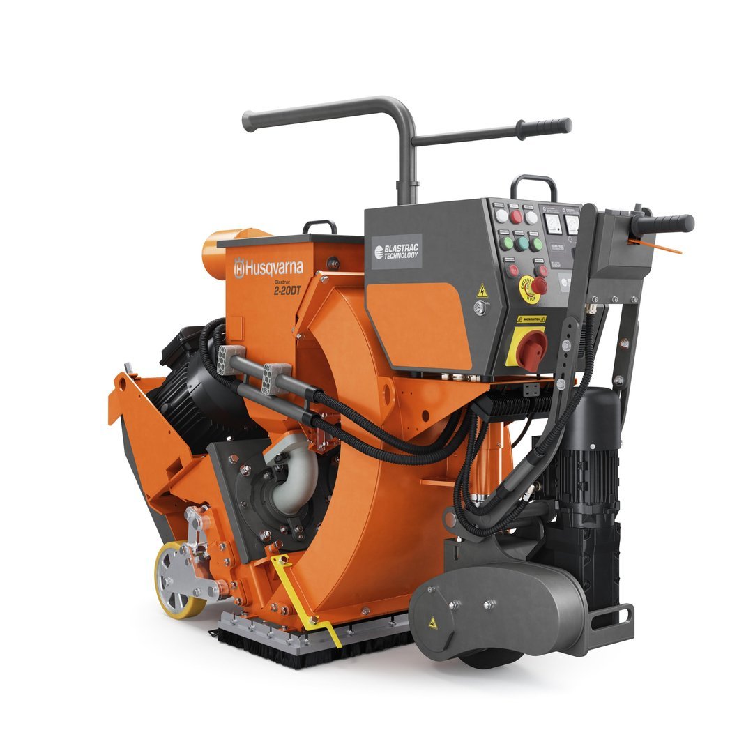 BLASTRAC-HUSQVARNA 2-20 DT – Kugelstrahlmaschine