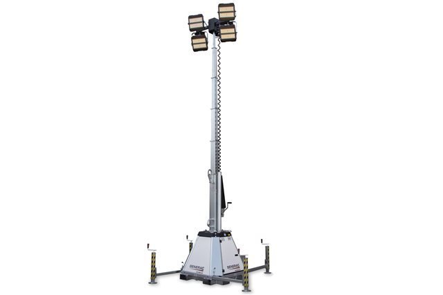PRAMAC-Generac CTF 10 elektrischbetriebener Lichtmast