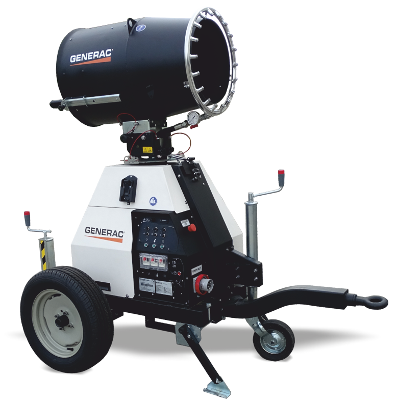 GENERAC Dust Fighter DF 4500 elektrischbetriebenes Staubbindesystem