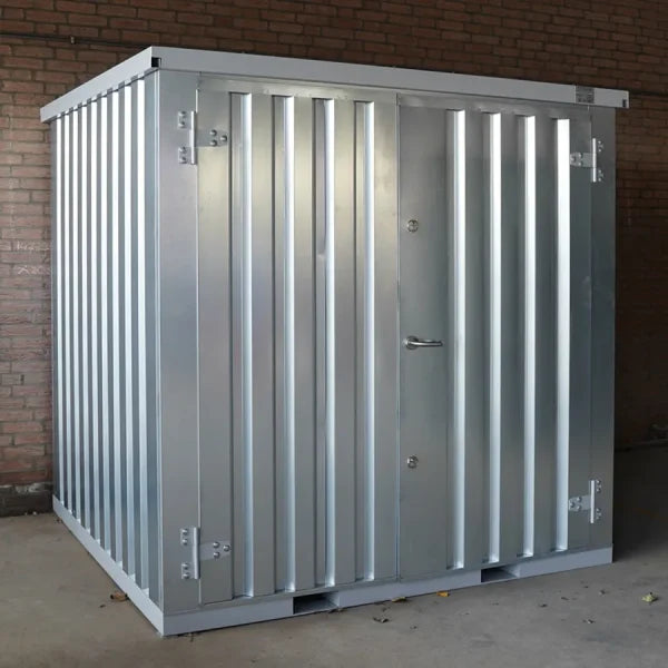 Lagercontainer 2×2 Meter Galvanisiert Doppeltür Kurze Seite-Neu