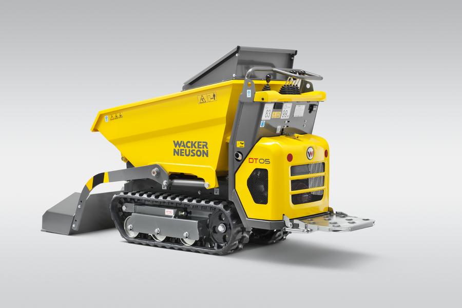 Wacker Neuson DT05 Minidumper mit Frontkippmulde und Selbstladeschaufel 500kg Zuladung