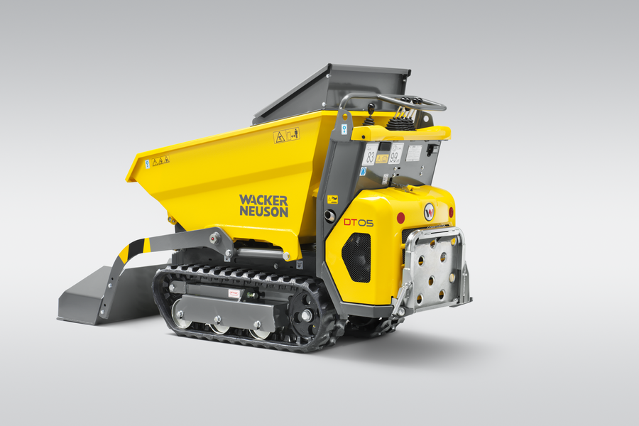 Wacker Neuson DT05 Minidumper mit Frontkippmulde und Selbstladeschaufel 500kg Zuladung