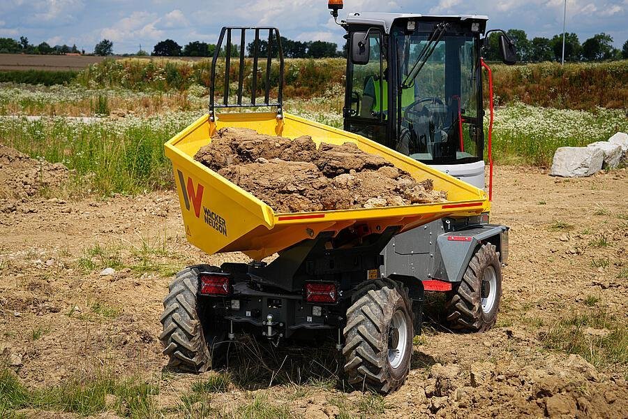 Wacker Neuson Dual View Raddumper DV45 mit Drehkippmulde 4.200kg Zuladung