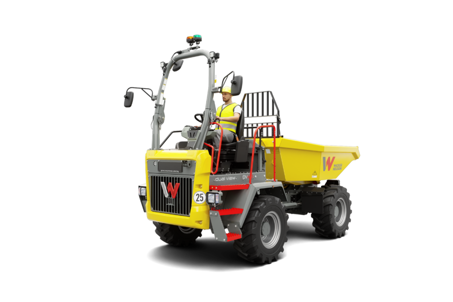 Wacker Neuson Dual View Raddumper DV60-2 mit Drehkippmulde 6.000kg Zuladung
