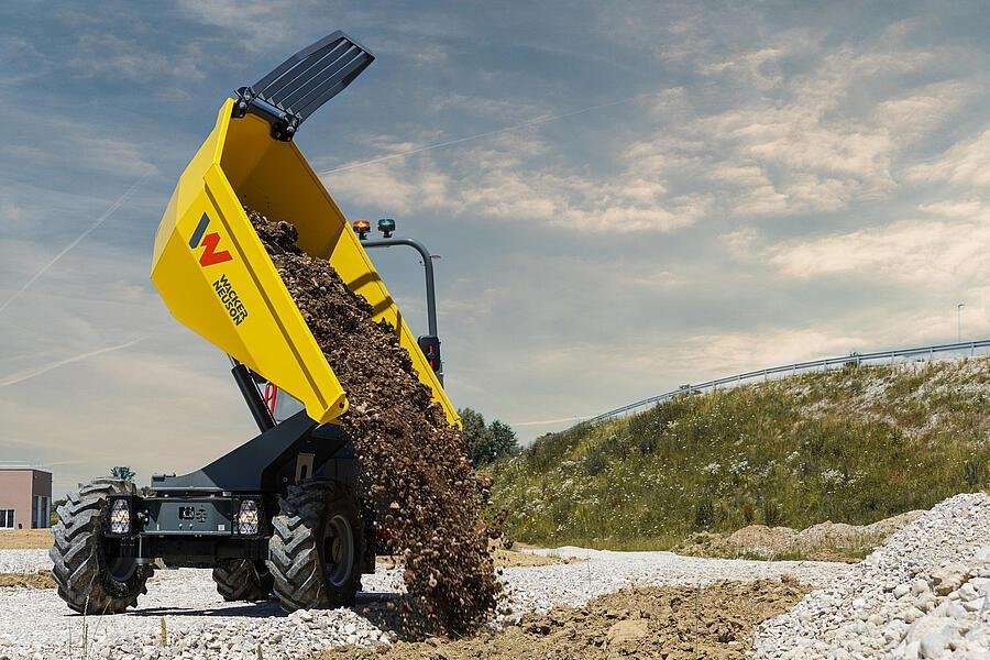 Wacker Neuson Raddumper DW40-2 mit Drehkippmulde 4.000kg Zuladung