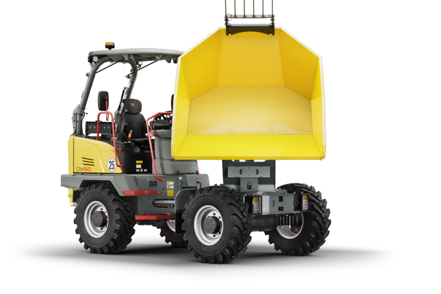 Wacker Neuson Raddumper DW50-2 mit Drehkippmulde 5.000kg Zuladung