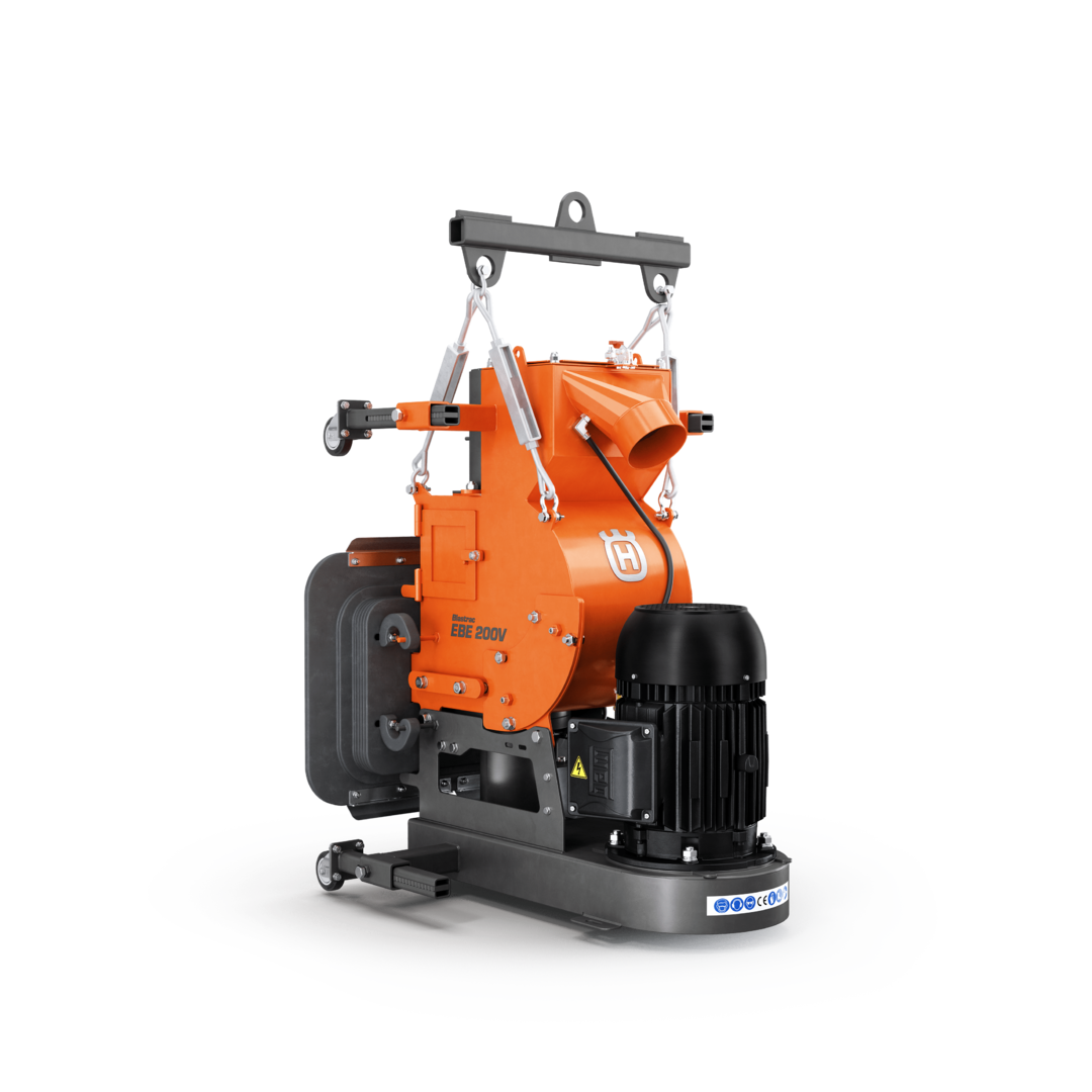 BLASTRAC-HUSQVARNA EBE 200V – Stahlstrahlmaschine
