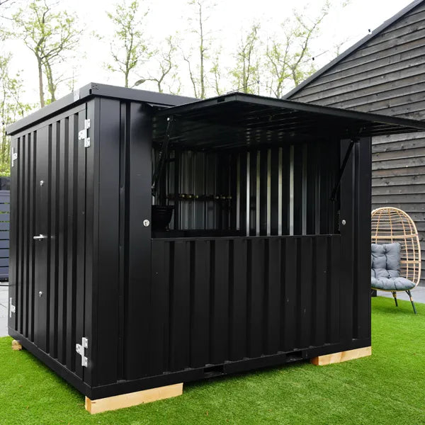 Bar Container 3×2 Meter Schwarz RAL 9005