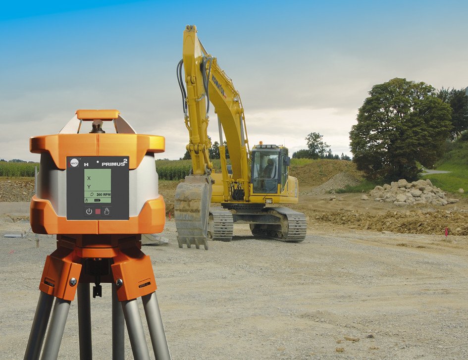 NEDO PRIMUS 2 H mit Acceptor Digital – Rotationslaser horizontal