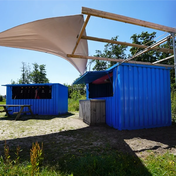 Bar Container 3×4 XL Meter Blau RAL 5015