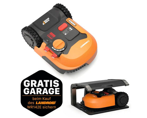 WORX 20V Akku-Mähroboter Landroid M700 18cm/700 m² mit App WR142E, inkl. Installationsmaterial-Neu