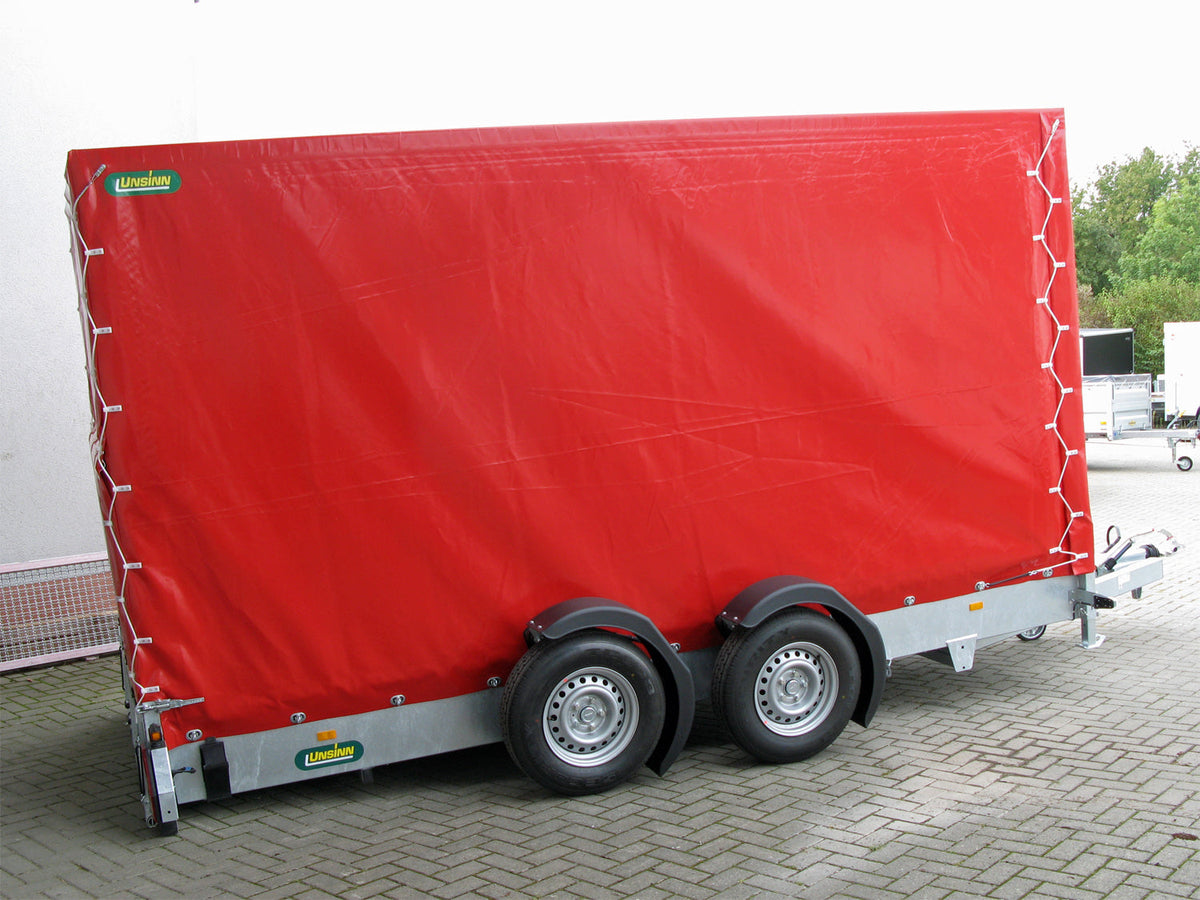 Unsinn UAG 4217-35-14-E-HP Absenkanhänger mit Elektrohydraulik und Planenaufbau