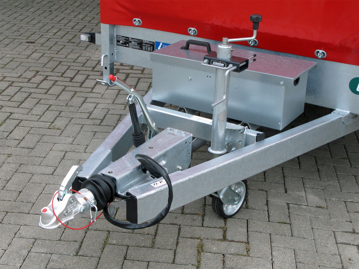 Unsinn UAG 4217-35-14-E-HP Absenkanhänger mit Elektrohydraulik und Planenaufbau