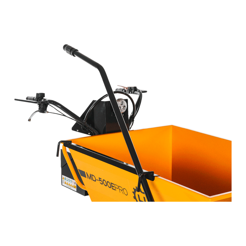 LUMAG MD500EPRO Elektro-Raddumper mit Frontkippmulde 500 kg Zuladung