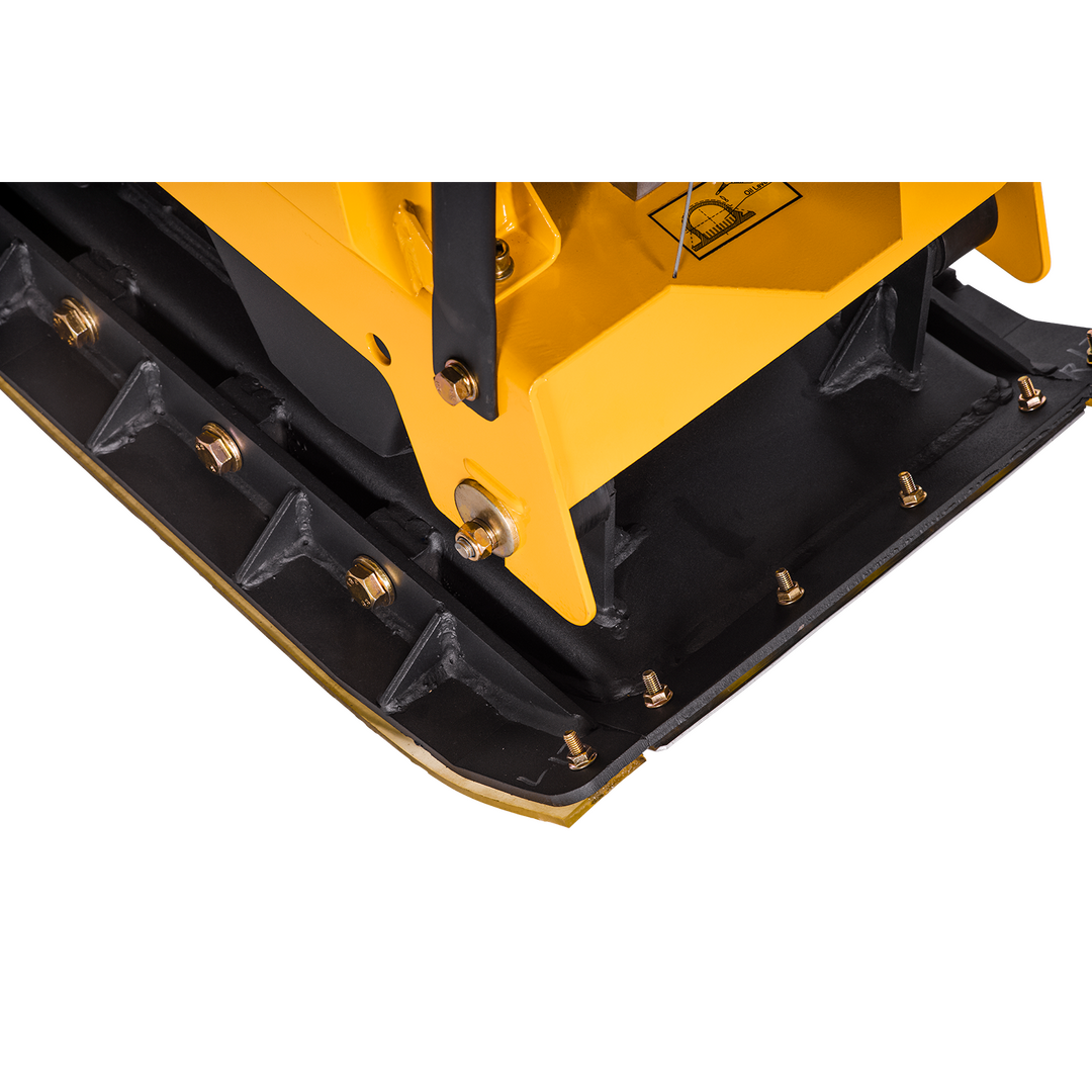 LUMAG RPi31D – Rüttelplatte reversierbar mit 199 kg inkl. Transportfahrwerk und Gummimatte